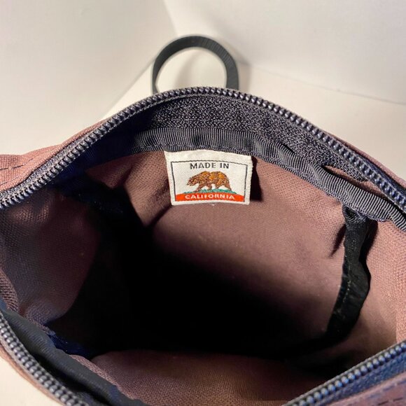 Overland Equipment Bag Crossbody Waist Pouch Brown Canvas Small Travel MadeInCA - Picture 10 of 14